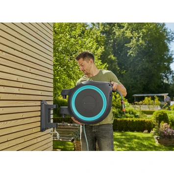 Gardena Wandslangenbox Roll Up 25 Meterincl. Tuinspuit 4 Gardena Wandslangenbox Roll Up 25 Meterincl. Tuinspuit - Afbeelding 4