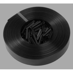 Exporteren Groen Bodem Winkel 20 Lint Met Clips RAL9005 Zwart 50 Mm