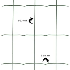 Betafence Pantanet Light Tuingaas 100cm X 25m Groen -Exporteren Groen Bodem Winkel 123 221