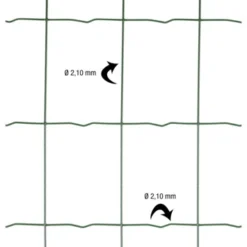 Betafence Pantanet Light Tuingaas 100cm X 10m Groen -Exporteren Groen Bodem Winkel 123 276