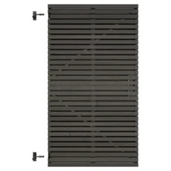 Tuinpoort Andalusië Horizontaal Zwart