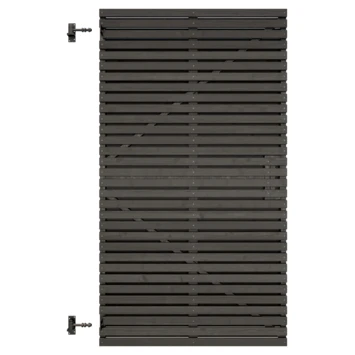 Tuinpoort Andalusië Horizontaal Zwart 1 Tuinpoort Andalusië Horizontaal Zwart