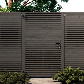 Tuinpoort Andalusië Horizontaal Zwart 3 Tuinpoort Andalusië Horizontaal Zwart - Afbeelding 3