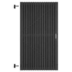 Tuinpoort Andalusië Verticaal Zwart