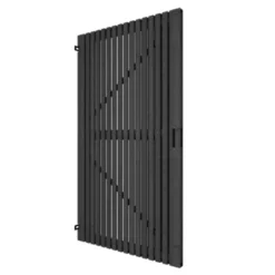 Tuinpoort Andalusië Verticaal Zwart -Exporteren Groen Bodem Winkel 123 340