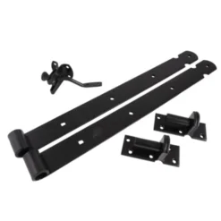 Tuinhek Beslag Set Zwart 500 Mm