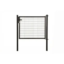 Poort Napoli Ral 9005 Zwart 200x125 Cm