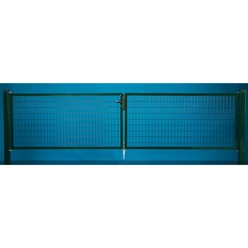 Dubbele Poort Napoli Ral 7016 Antraciet 150x400 Cm 2 Dubbele Poort Napoli Ral 7016 Antraciet 150x400 Cm - Afbeelding 2