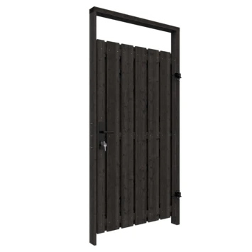 Poortpakket Antraciet Op Metalen Frame 8 Poortpakket Antraciet Op Metalen Frame - Afbeelding 8