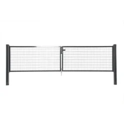 Dubbele Poort Napoli Ral 7016 Antraciet 170x400 Cm