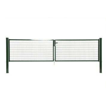 Napoli Dubbele Poort Groen 100x2x150cm RAL6005 1 Napoli Dubbele Poort Groen 100x2x150cm RAL6005