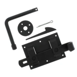 HANDSON Boerenklinkstel Poortslot Zwart