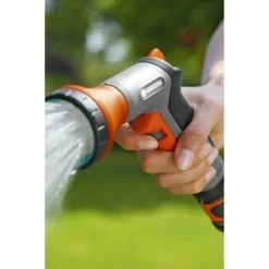 Gardena Classic Pistoolbroes Kunststof Grijs Met Oranje 7 Gardena Classic Pistoolbroes Kunststof Grijs Met Oranje -Exporteren Groen Bodem Winkel 123 760