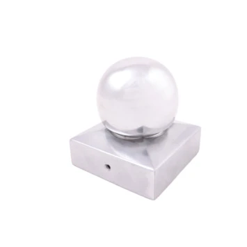 Afdekkap Paalbol Voor Tuinpaal Aluminium 7x7 Cm 1 Afdekkap Paalbol Voor Tuinpaal Aluminium 7x7 Cm