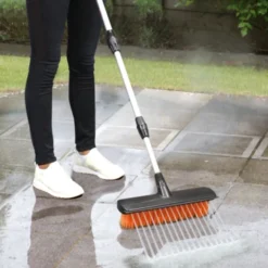 Shine Telescopische Waterborstel Bezem 1.5 Meter -Exporteren Groen Bodem Winkel 123 817