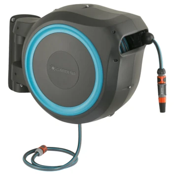 Gardena Wandslangenbox Roll Up 35 Meter Incl Tuinspuit 2 Gardena Wandslangenbox Roll Up 35 Meter Incl Tuinspuit - Afbeelding 2
