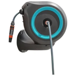 Gardena Wandslangenbox Roll-up 20 Meter Grijs Blauw -Exporteren Groen Bodem Winkel 123 989